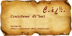 Czeichner Ábel névjegykártya